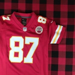 Nike On-field Boys Kansas City Chiefs #87 Travis Kelce Jersey Size Small Auth!